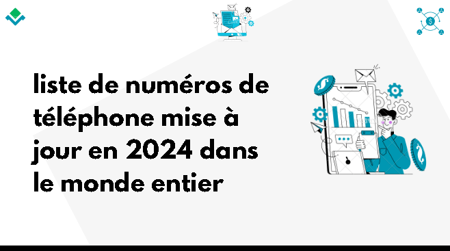 liste de numéros de téléphone mise à jour en 2024 dans le monde entier