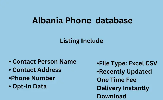 Albania phone database