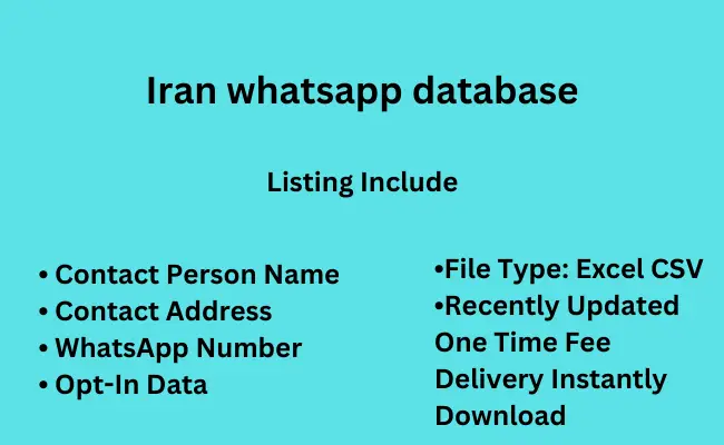 Iran whatsapp database