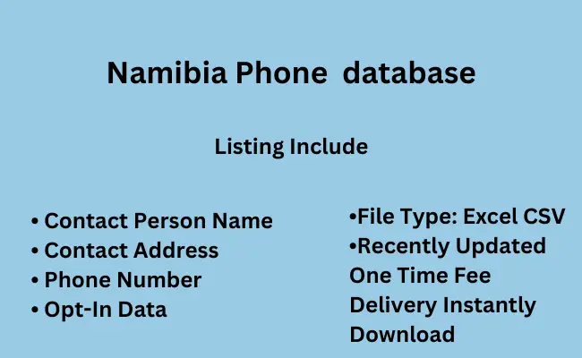 Namibia phone database